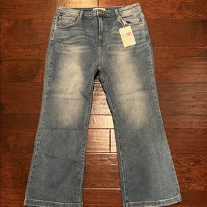 Stylish Blue Flare Women's Jeans